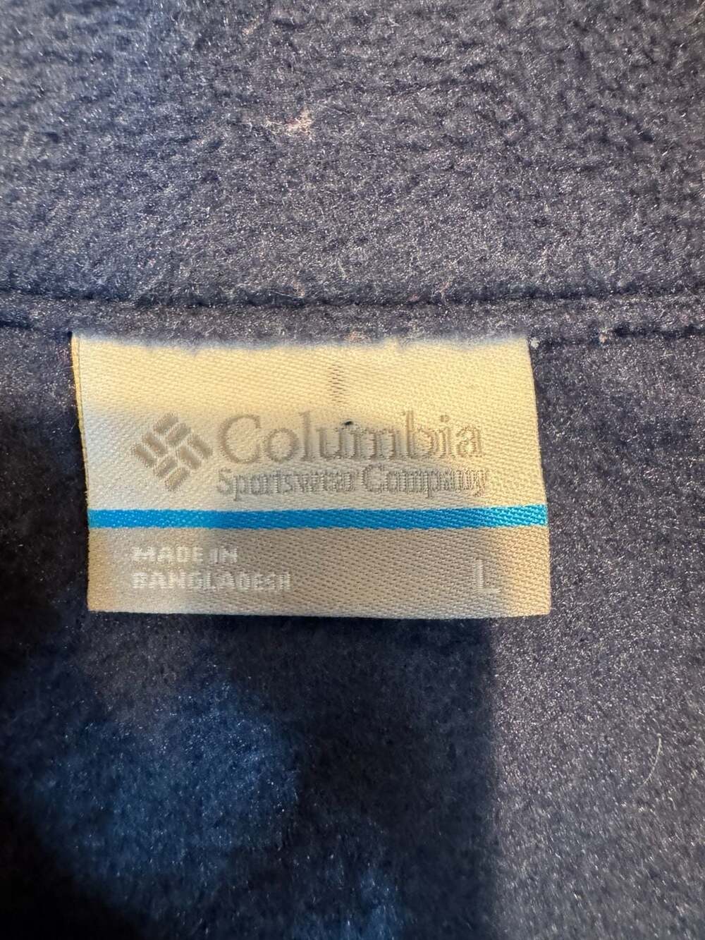 Columbia Steens Mountain Half-Snap Fleece Pullover Blue Navy Size L - Picture 2 of 5